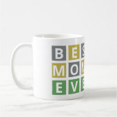 Funny Best Mama Ever - Wordle Mama Kaffeetasse (Links)