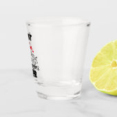 Funny Best Mamasaurus Ever Shootglas Schnapsglas (Rechts)