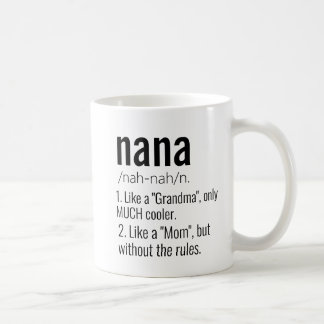 Funny Best Nana Grandad Definition für Großvater Kaffeetasse