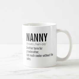 Funny Best Nana Grandad Definition für Großvater Kaffeetasse