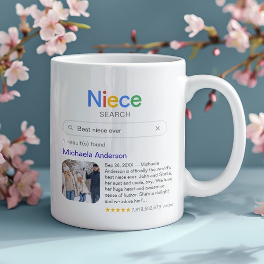 Funny Best Niece je Search Ergebnis mit Foto Kaffeetasse