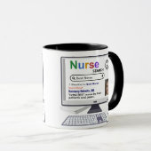 Funny Best Nurse Suchergebnis mit Foto Tasse (VorderseiteRechts)