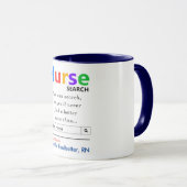 Funny Best Nurse Tasse (VorderseiteRechts)