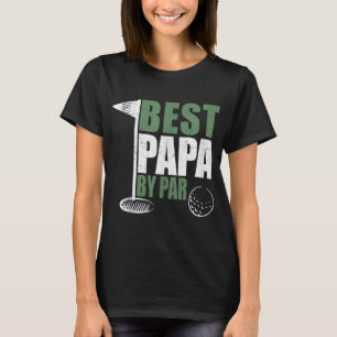 Funny Best Papa By Par Vatertag Golf Vater Grand T-Shirt