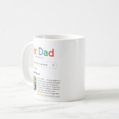 Funny Best Pet Vater je Suchergebnis mit Foto Kaffeetasse (Vorderseite Links)