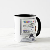Funny Best Pharmacist Search Resultat mit Foto Tasse (VorderseiteRechts)