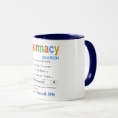 Funny Best Pharmacist Tasse (VorderseiteRechts)