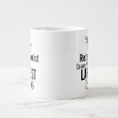 Funny Best RECEPTIONIST Preisangebot für große Tas Jumbo-Tasse (Vorderseite)