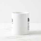 Funny Best Sarcastic Roberta Definition Geschenk Kaffeetasse (Mittel)
