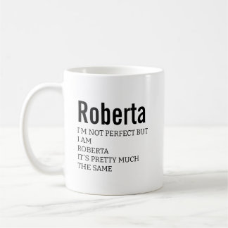Funny Best Sarcastic Roberta Definition Geschenk Kaffeetasse