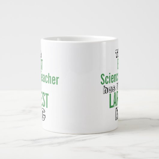 Funny Best SCIENCE LEHRER Große Tasse Lehrangebot (Vorderseite)