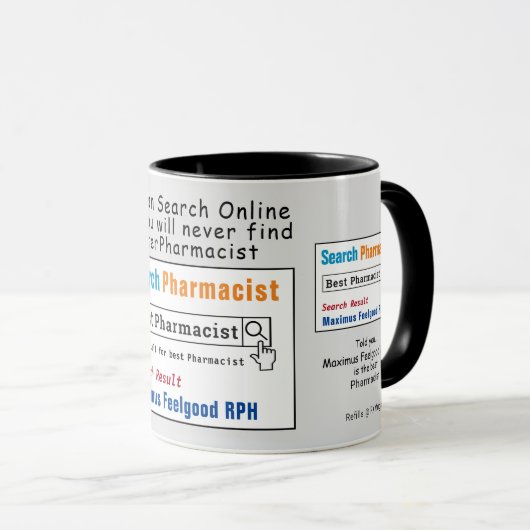 Funny Best Search Tasse (VorderseiteRechts)