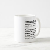 Funny Best Software Engineer - Design-Geschenk Kaffeetasse (VorderseiteRechts)
