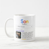 Funny Best Son Ever Suchergebnis mit Foto Kaffeetasse (Links)