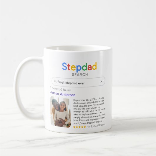 Funny Best Stepdad Ever Search Result With Photo Kaffeetasse (Links)