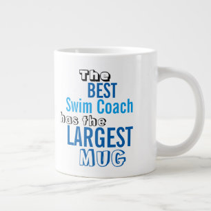 Funny Best SWIM COACH Big Tasse Coach Zitat