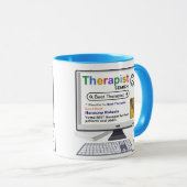 Funny Best Therapist Search Ergebnis mit Foto Tasse (VorderseiteRechts)