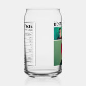 Funny Best Vater Ever Foto | Ernährungsdaten Dosenglas (Rechts)