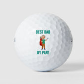 Funny Best Vater Par Golfball (Vorderseite)