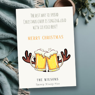 Funny Best Way zu verbreiten Weihnachtsmann Rein B Feiertagskarte
