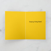 Funny BESTE FREUNDIN Birthday Card to Burping, Far Karte (Innenseite)