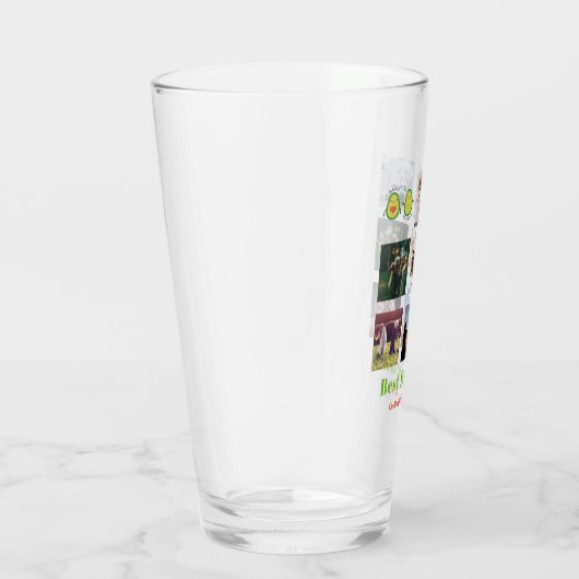 Funny BESTE FREUNDIN FOTO COLLAGE Geschenk Persona Glas (Rechts)