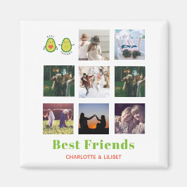 Funny BESTE FREUNDIN FOTO COLLAGE Geschenk Persona Magnet