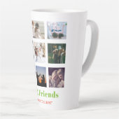 Funny BESTE FREUNDIN FOTO COLLAGE Geschenk Persona Milchtasse (Rechte Ecke)