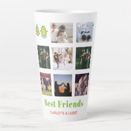 Funny BESTE FREUNDIN FOTO COLLAGE Geschenk Persona Milchtasse