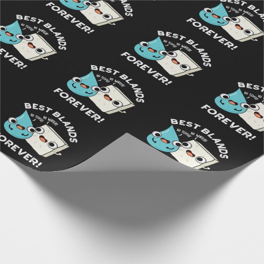 Funny BESTE FREUNDIN Pub Dark BG Geschenkpapier (Ecke)