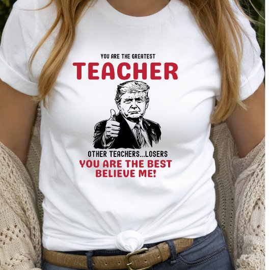Funny Bester Lehrer Trump T - Shirt