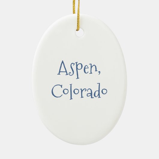 Funny Bester Skiurlaub überhaupt! Brucharm in der  Keramik Ornament (Hinten)