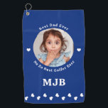 Funny Bester VATER jemals Personalisiert Golfer Golfhandtuch<br><div class="desc">Bester Vater je... Nicht so der beste Golfer je! Okay, geben Sie dem Kind nicht die Schuld, wenn Ihr Golfspiel nicht auf dem Niveau ist, zumindest sind Sie der beste Vater aller Zeiten! Überraschen Sie den Vater und Golf Lover mit diesen niedlichen, maßgeschneiderten Foto-Handtüchern und passendem Golf-Accessoire. Nun kann er...</div>