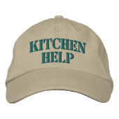 Funny bestickte Kitchen Help Cap Baseballkappe (Vorderseite)