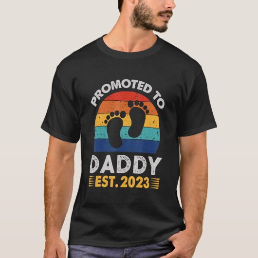 Funny besuchte Daddy 2023 für New Daddy First T T-Shirt (Vorderseite)