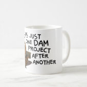 Funny Besy Beaver für Ihm oder ihren Geschenkteer  Kaffeetasse (VorderseiteRechts)