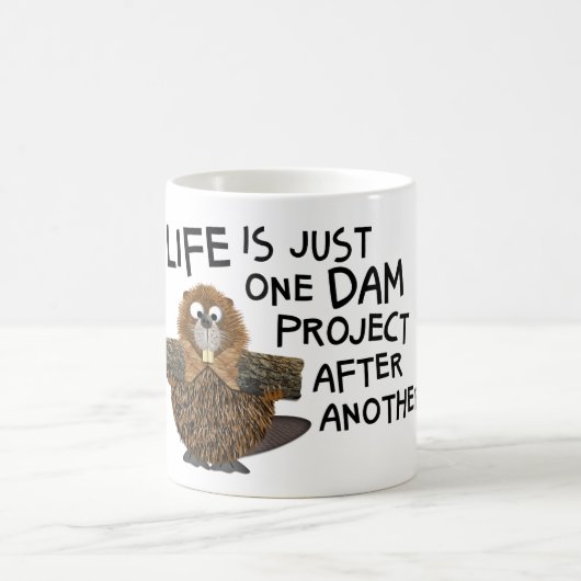 Funny Besy Beaver für Ihm oder ihren Geschenkteer  Kaffeetasse (Mittel)