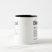 Funny Betrayal Staff Boss Verlassend Geschenkfreun Zweifarbige Tasse (Mittel)