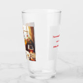 Funny Betrunken Duck Glass Glas (Links)