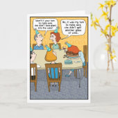 Funny Betrunken Face in Cake Birthday Karte (Gelbe Blume)