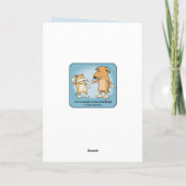 Funny Betrunken in der Tube Geburtstag Karte (Rückseite)