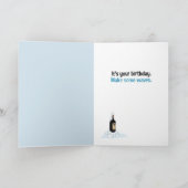 Funny Betrunken in der Tube Geburtstag Karte (Innenseite)