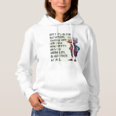 Funny Betty's im Badezimmer Frauen Hoodie (Vorderseite)