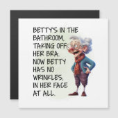 Funny Betty's im Badezimmer Magneteinladung (Vorne/Hinten)