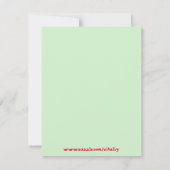 Funny betunken Weihnachtskarte und Rudolph Weihnac Einladung (Rückseite)