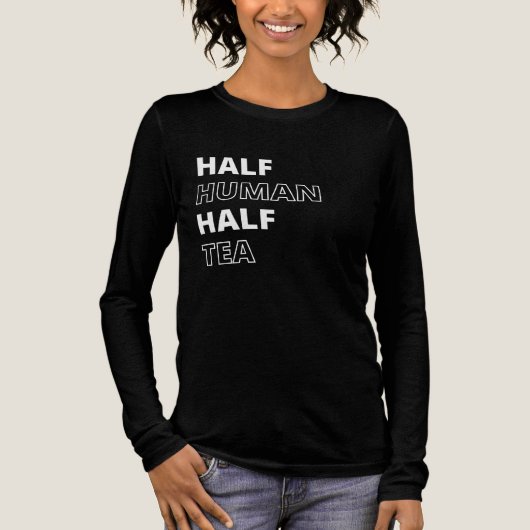 Funny Beverage Zitat Halbwerter Tee (Vorderseite)