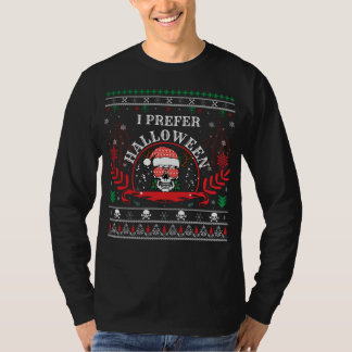 Funny bevorzuge ich hässlichen Weihnachtspulli T-Shirt