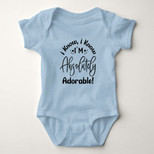 Funny bewundernswerte Wortart-Jungs Baby Strampler