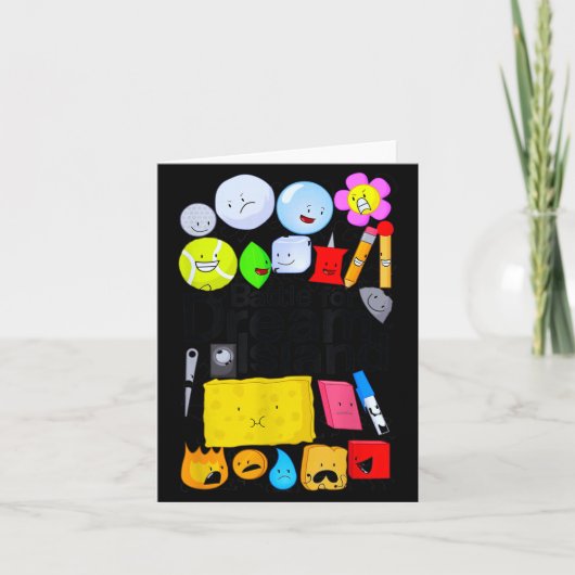 Funny Bfdi-battle For Dream-island Kids Graphic Bo Karte (Vorderseite)