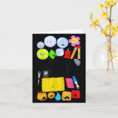 Funny Bfdi-battle For Dream-island Kids Graphic Bo Karte (Gelbe Blume)